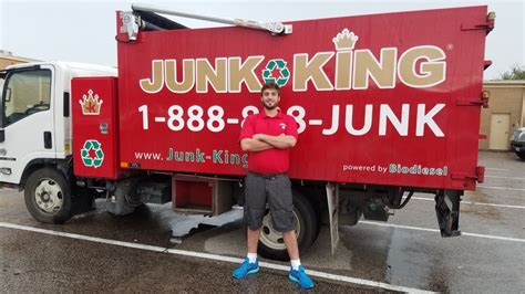 Junk king dallas - Junk King is committed to continuing to lead the way to help keep our planet clean, green and beautiful for our generations to come. Ready to remove that old hot tub? It’s as simple as 1, 2, 3. You make an appointment by booking online above or by calling 1-888-888-JUNK (5865). ... Dallas, Texas. 9.8 out of 10. based on 143503 reviews.